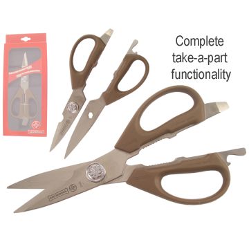 Mundial 2100 Series 8.50" Take-A-Part Kitchen Shears