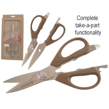 Mundial Olivier 8.50" Take-A-Part Kitchen Shears