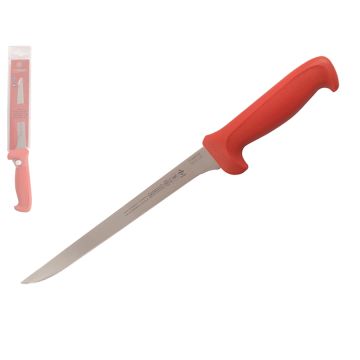 Mundial 5600 Series 8" Narrow Flexible Boning Knife (Red Handle)