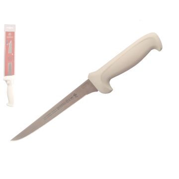 Mundial 5600 Series 6" Narrow Stiff Boning Knife (White Handle)