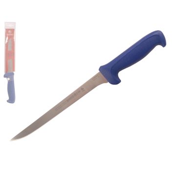 Mundial 5600 Series 8" Narrow Stiff Boning Knife (Blue Handle)