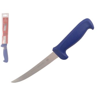 Mundial 56166BE 6" Curved Semi-Stiff Boning Knife (Blue Handle)