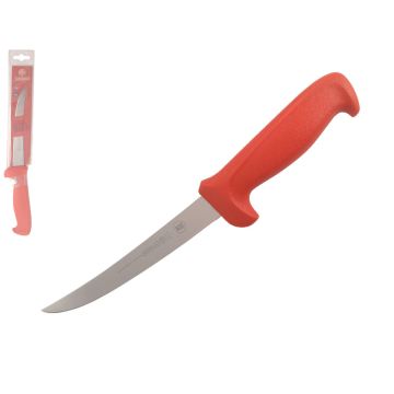 Mundial 56166RED 6" Curved Semi-Stiff Boning Knife (Red Handle)