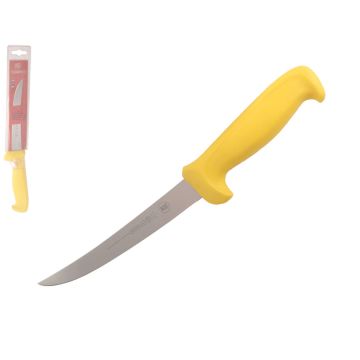 Mundial 56166YE 6" Curved Semi-Stiff Boning Knife (Yellow Handle)