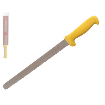 Mundial 5600 Series 12" Serrated Edge Slicing Knife (Yellow Handle)