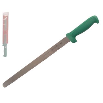 Mundial 5600 Series 14" Serrated Edge Slicing Knife (Green Handle)