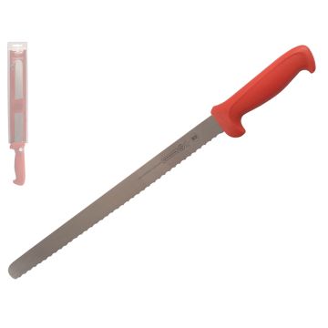 Mundial 5600 Series 14" Serrated Edge Slicing Knife (Red Handle)