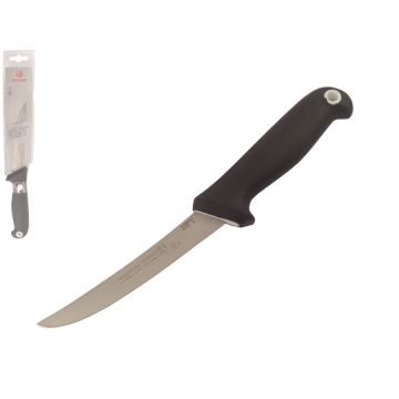 Mundial UltraGrip 6" Curved Stiff Boning Knife (Black Handle)