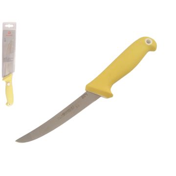 Mundial UltraGrip 6" Curved Stiff Boning Knife (Yellow Handle)