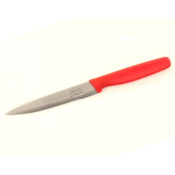 ZEVA INDUSTRIAL 4-1/2" SR KNIFE RED